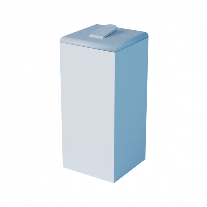 Подставка под кольцо с подушкой из  экокожи 75мм
