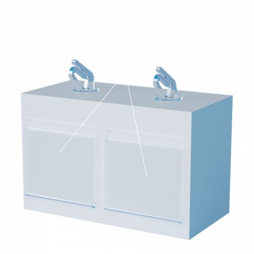 Подставка под 2 кольца 45мм
