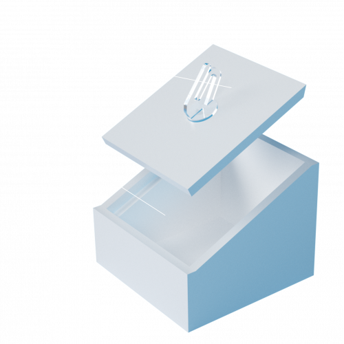 Подставка под кольцо со съемным акриловым ложементом